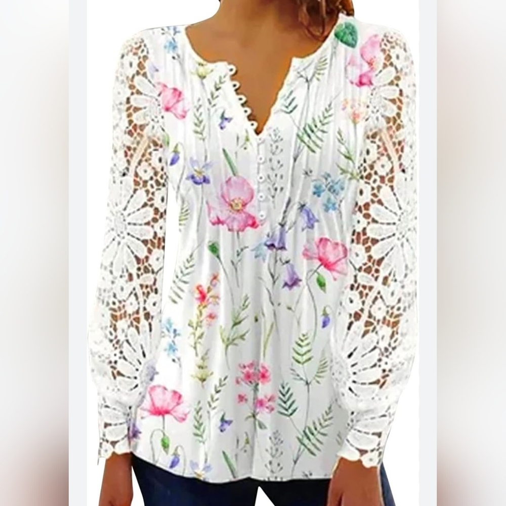 Womens small floral top